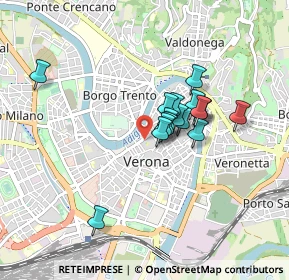 Mappa Vicolo S. Lorenzo, 37121 Verona VR, Italia (0.64353)