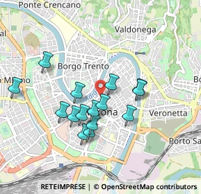 Mappa Vicolo S. Lorenzo, 37121 Verona VR, Italia (0.79133)