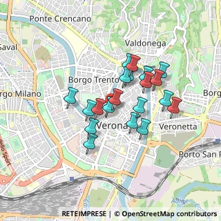 Mappa Piazzetta Santi Apostoli, 37121 Verona VR, Italia (0.6855)