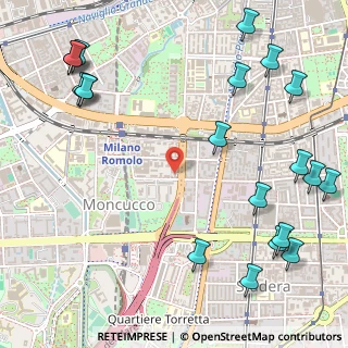 Mappa Via Spezia, 20142 Milano MI, Italia (0.7675)