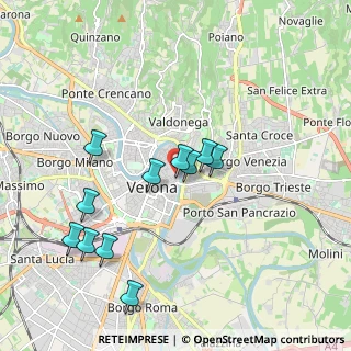 Mappa Via Amanti, 37121 Verona VR, Italia (1.84636)