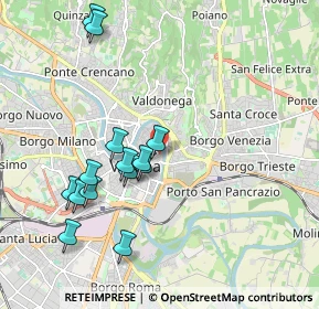 Mappa Vicolo San Sebastiano, 37121 Verona VR, Italia (1.97929)