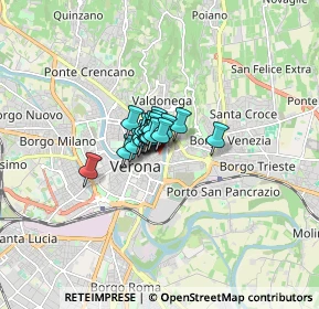 Mappa Vicolo S. Sebastiano, 37121 Verona VR, Italia (0.568)