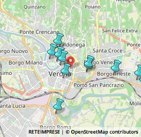 Mappa Vicolo San Sebastiano, 37121 Verona VR, Italia (1.74909)