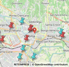 Mappa Vicolo S. Sebastiano, 37121 Verona VR, Italia (2.38545)