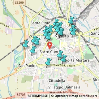Mappa Via Morandi, 28100 Novara NO, Italia (0.788)