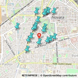 Mappa Via Morandi, 28100 Novara NO, Italia (0.4315)