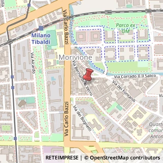 Mappa Via Bernardino Verro,  19, 20141 Milano, Milano (Lombardia)