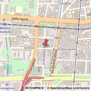Mappa Via Bordighera,  22, 20142 Milano, Milano (Lombardia)