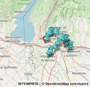 Mappa Via Fratelli Cervi, 37060 Sona VR, Italia (9.91529)