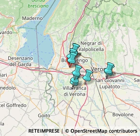 Mappa Via Fratelli Cervi, 37060 Sona VR, Italia (7.46909)