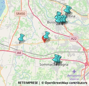 Mappa Via Fratelli Cervi, 37060 Sona VR, Italia (4.21692)
