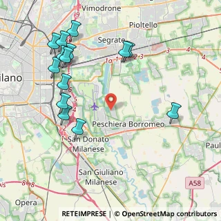 Mappa Via Giacomo Puccini, 20068 Peschiera Borromeo MI, Italia (4.76071)