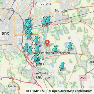 Mappa Via Giacomo Puccini, 20068 Peschiera Borromeo MI, Italia (3.91)