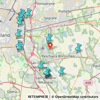 Mappa Via Giacomo Puccini, 20068 Peschiera Borromeo MI, Italia (5.54)