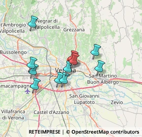 Mappa Via Gaetano Trezza, 37129 Verona VR, Italia (5.81545)