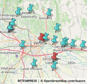 Mappa Via Gaetano Trezza, 37129 Verona VR, Italia (8.9145)