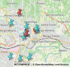 Mappa Via Gaetano Trezza, 37129 Verona VR, Italia (1.9325)