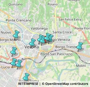 Mappa Via Gaetano Trezza, 37129 Verona VR, Italia (1.99636)