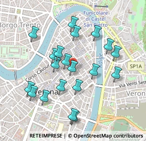 Mappa Vicolo Scala, 37121 Verona VR, Italia (0.4565)