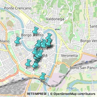Mappa Vicolo Scudo di Francia, 37121 Verona VR, Italia (0.7055)