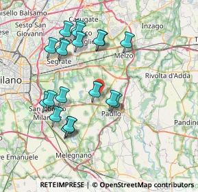 Mappa Via Giovanni Amendola, 20090 Settala MI, Italia (7.5405)