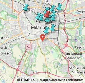 Mappa Via Giuseppe Ripamonti, 20134 Milano MI, Italia (3.79214)