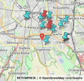 Mappa Via Giuseppe Ripamonti, 20134 Milano MI, Italia (1.72467)