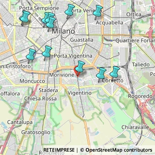Mappa Via Giuseppe Ripamonti, 20134 Milano MI, Italia (2.70667)