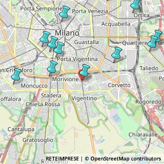 Mappa Via Giuseppe Ripamonti, 20134 Milano MI, Italia (2.86833)