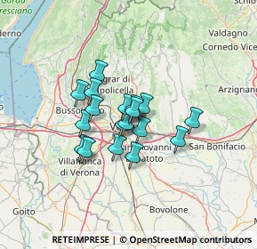Mappa 37121 Verona VR, Italia (8.62167)