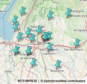 Mappa 37121 Verona VR, Italia (15.4455)