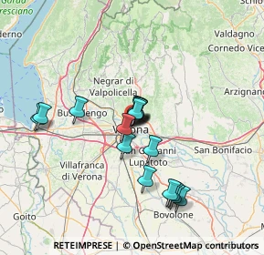 Mappa 37121 Verona VR, Italia (10.91471)