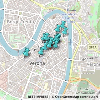 Mappa Piazzetta Scala, 37121 Verona VR, Italia (0.225)
