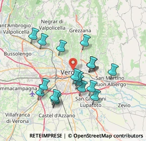 Mappa 37121 Verona VR, Italia (6.43789)