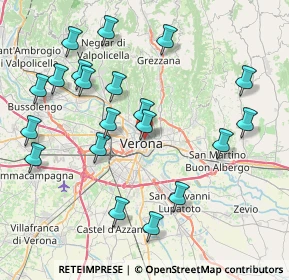 Mappa 37121 Verona VR, Italia (8.7495)