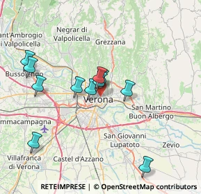 Mappa 37121 Verona VR, Italia (6.86636)