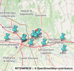 Mappa 37121 Verona VR, Italia (6.87917)