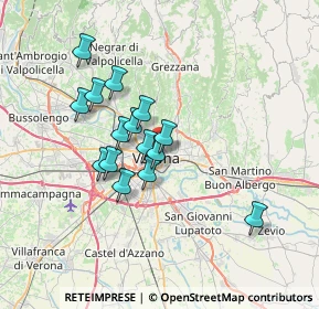 Mappa 37121 Verona VR, Italia (5.60267)