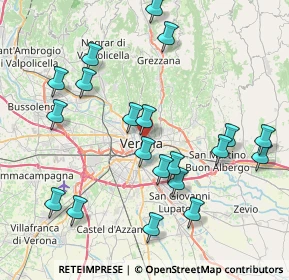 Mappa 37121 Verona VR, Italia (8.611)