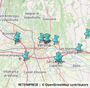 Mappa 37121 Verona VR, Italia (6.96455)