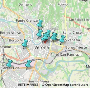 Mappa Piazzetta Scala, 37121 Verona VR, Italia (1.28)