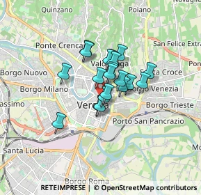Mappa 37121 Verona VR, Italia (1.038)