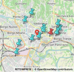 Mappa 37121 Verona VR, Italia (1.68538)