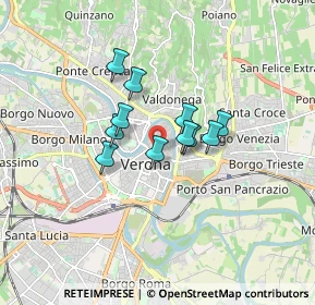 Mappa 37121 Verona VR, Italia (1.10818)