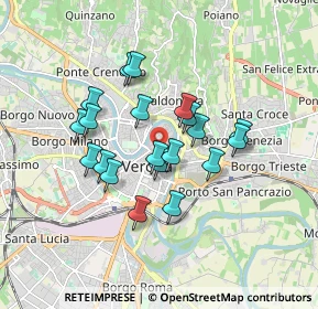 Mappa 37121 Verona VR, Italia (1.413)