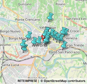 Mappa 37121 Verona VR, Italia (1.054)