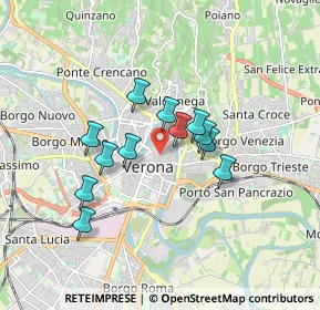Mappa 37121 Verona VR, Italia (1.34167)