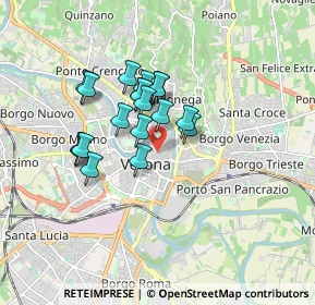 Mappa 37121 Verona VR, Italia (1.31632)