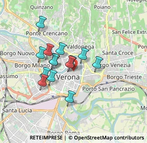 Mappa 37121 Verona VR, Italia (1.35571)